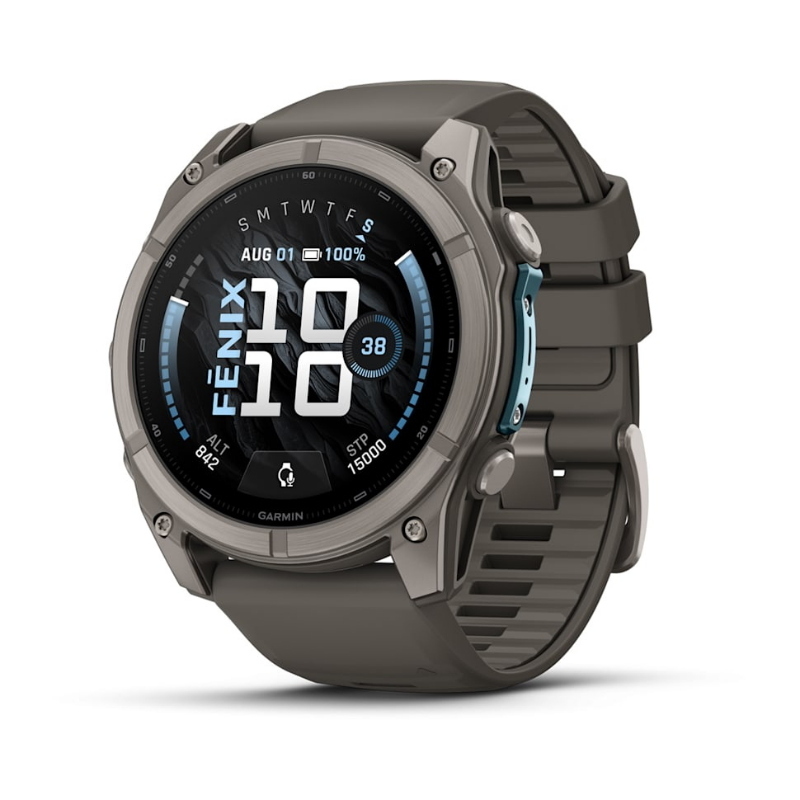 Garmin fenix 9 - 51 mm, amoled pebble gray quickfitÂ®-silikon-armband