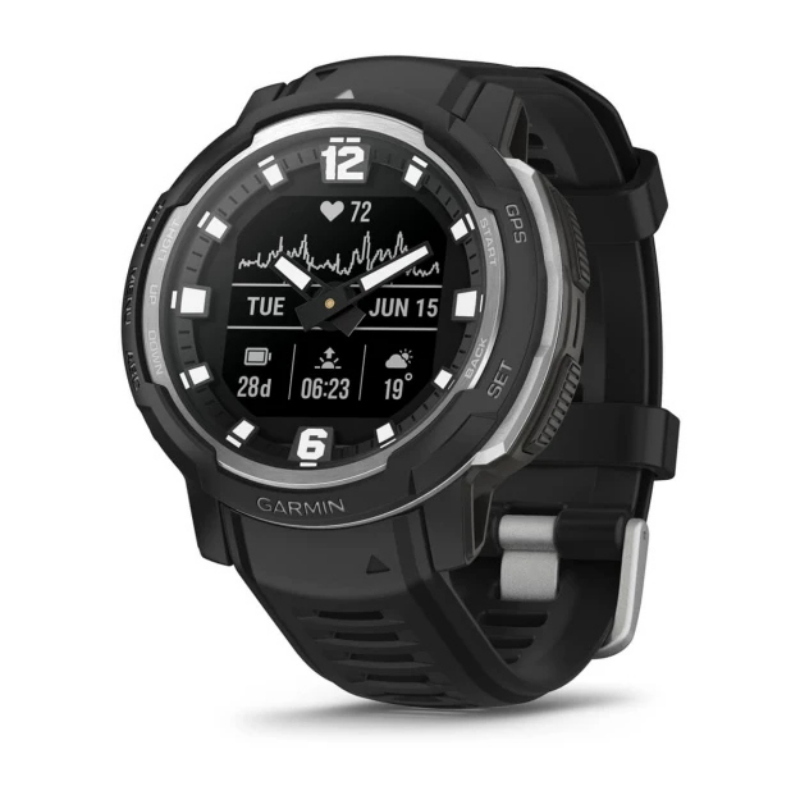 Garmin Black/Silver Instinct Crossover - Immagine 5