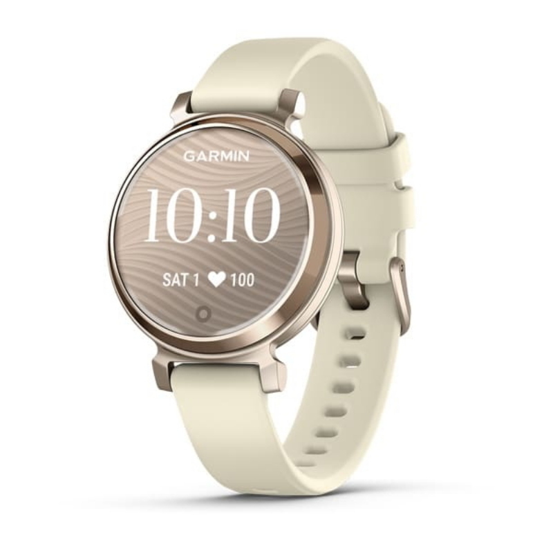 Garmin lily® 2 cremegold/kokos aluminium mit silikon-armband 14mm