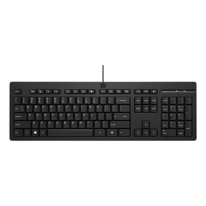 HP HP 125 Wired Keyboard (Bulk) tastiera Ufficio USB Nero - Immagine 3