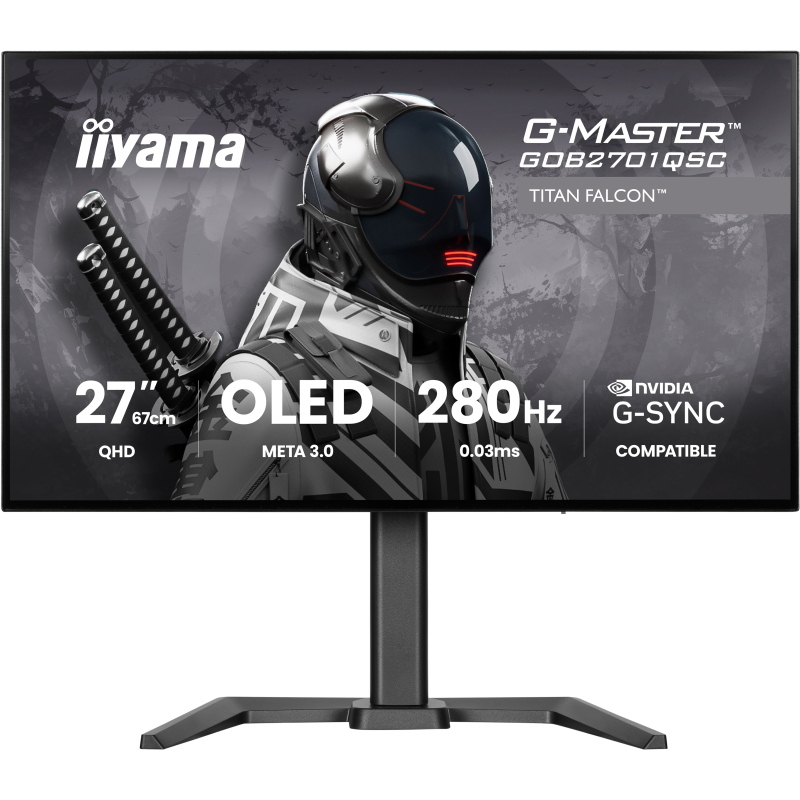 Iiyama Nero G-Master Gob2701qsc-B1 (2560 X 1440 Pixel, 27"), Monitor, - Immagine 2
