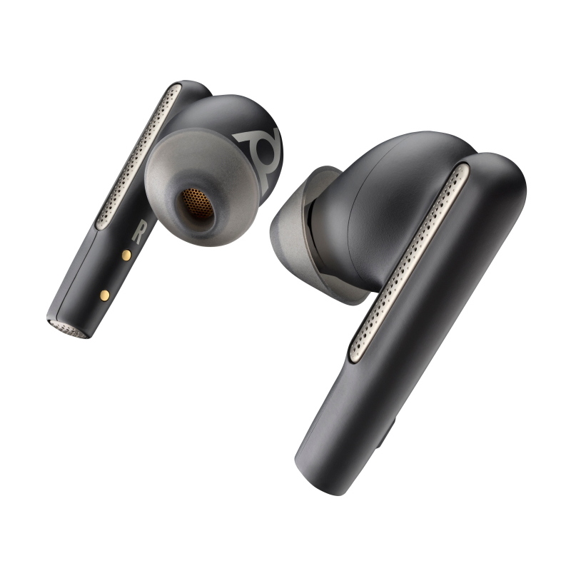 Poly auricolari neri voyager free 60/60+ (2 pezzi) - Immagine 2