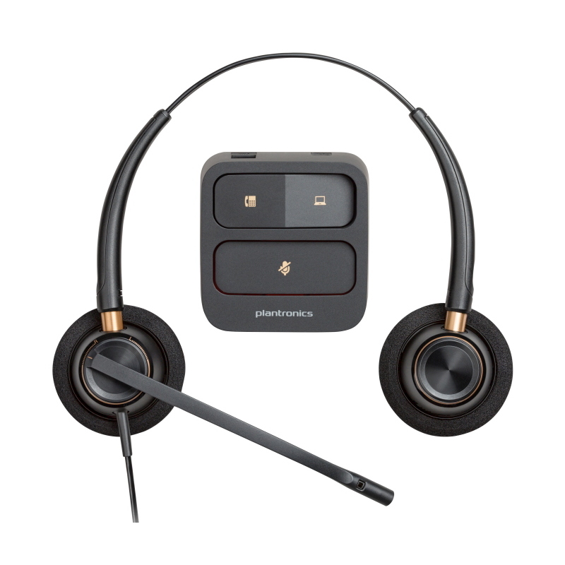 Poly cuffia biaurale encorepro 520 con quick disconnect (per l'area emea) - Immagine 3