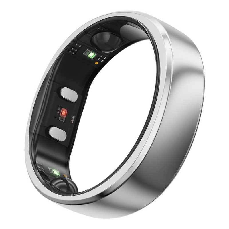Ringconn Argento Anello Intelligente Gen 2 Air Taglia 11 Bluetooth Ip68 Autonomia 10 Giorni Ios/Android - Immagine 4