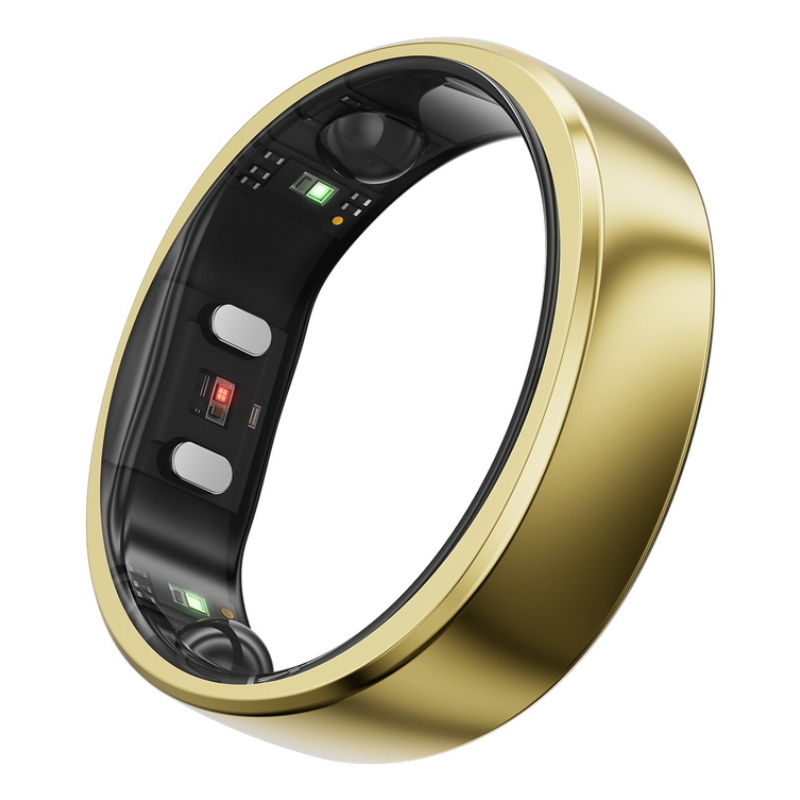 Ringconn smart ring gen2 fÃ¼r frauen und mÃ¤nner - schlaf- und fitness tracking wearable - herzfrequenz - kÃ¶niggold grÃ