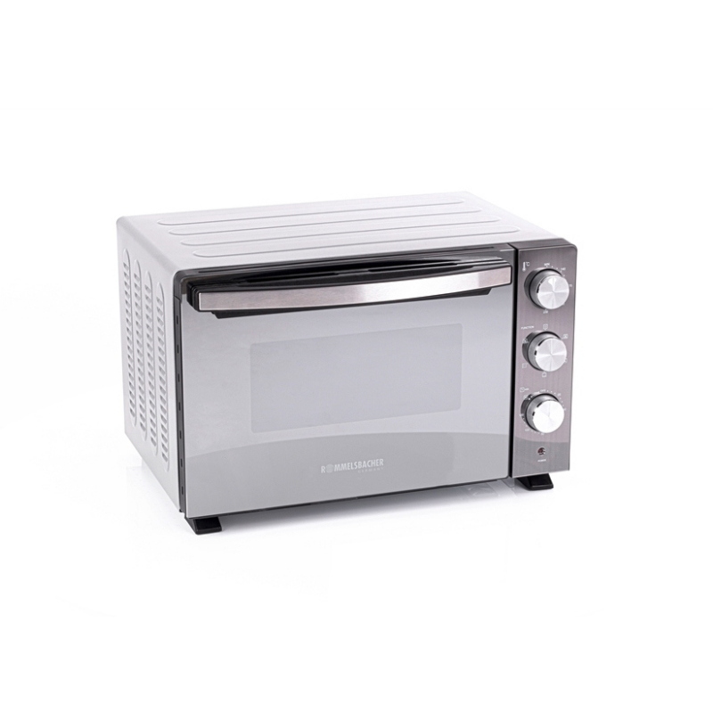 Rommelsbacher bgs 1500, 30 l, schwarz, silber, drehregler, 120 min, glas, 230 v