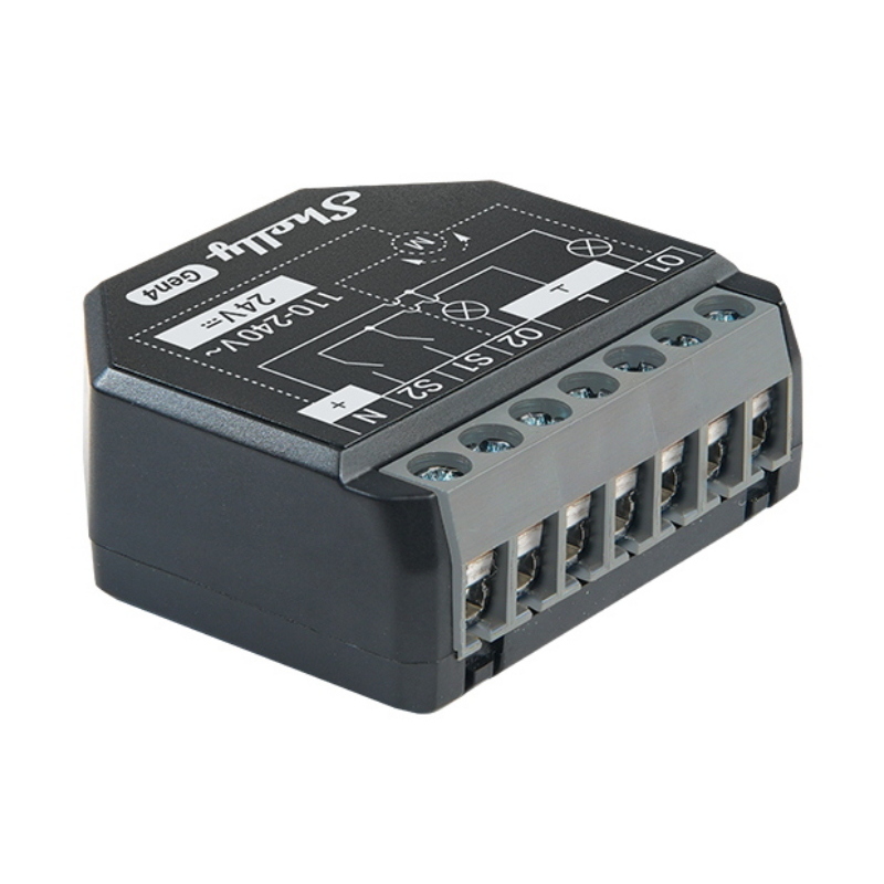 Shelly 2pm gen4 unterputz relais max 16a 2 kanal wlan, bluetooth, matter, zigbee smart-schalter 2er pack