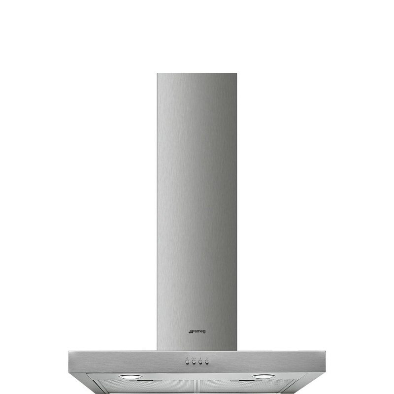 Smeg cappa aspirante a muro 60cm 180w d luce led inox kate600ex