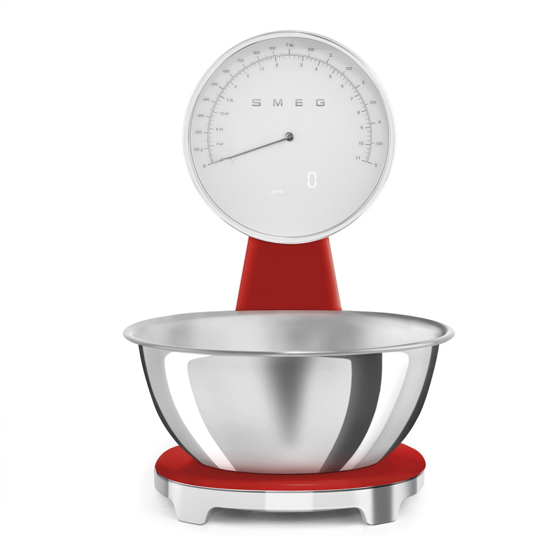 Smeg kÃ¼chenwaage 50\`s style rot