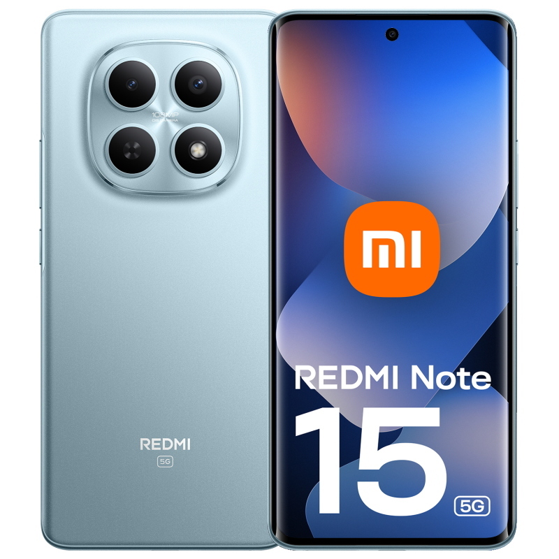 Xiaomi redmi note 15 5g 8/256gb dual-sim smartphone glacier blue