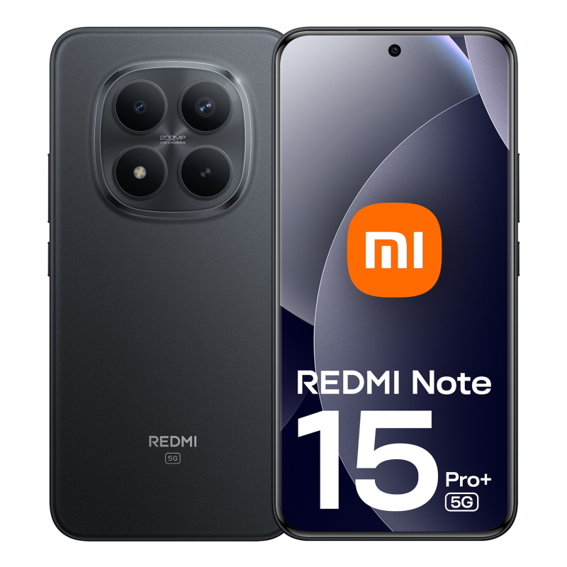 Xiaomi redmi note 15 pro+ 5g 8/256gb dual-sim smartphone black