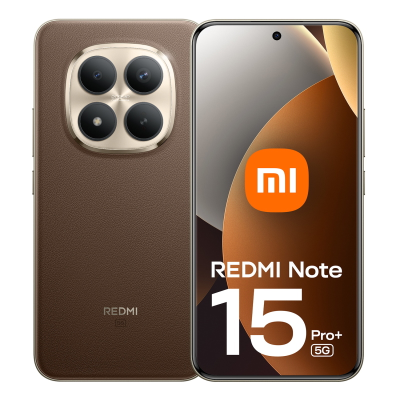 Xiaomi redmi note 15 pro+ 5g 8/256gb dual-sim smartphone mocha brown