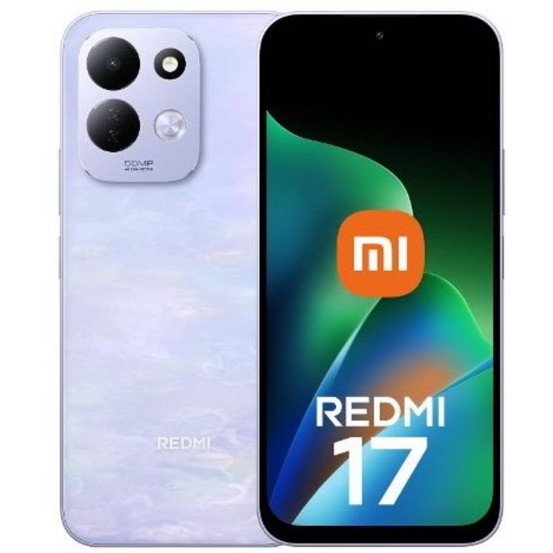 Xiaomi redmi 17 4g 4/256gb lotus purple dual sim - (garanzia europa - no brand)