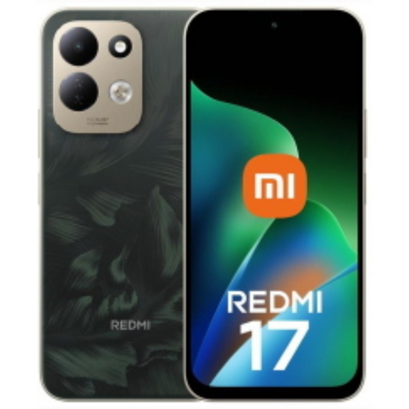 Xiaomi redmi 17 4g 4/256gb oak green dual sim - (garanzia europa - no brand)