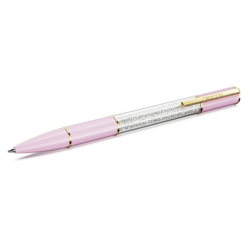 Swarovski 5693725 penna a sfera crystalline, rosa, placcato color oro di swarovski originale
