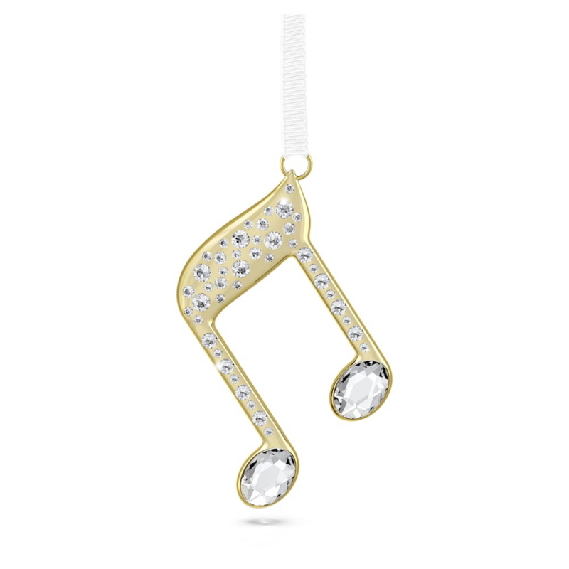 Swarovski 5701279 holiday magic decorazione nota musicale doppia di swarovski originale