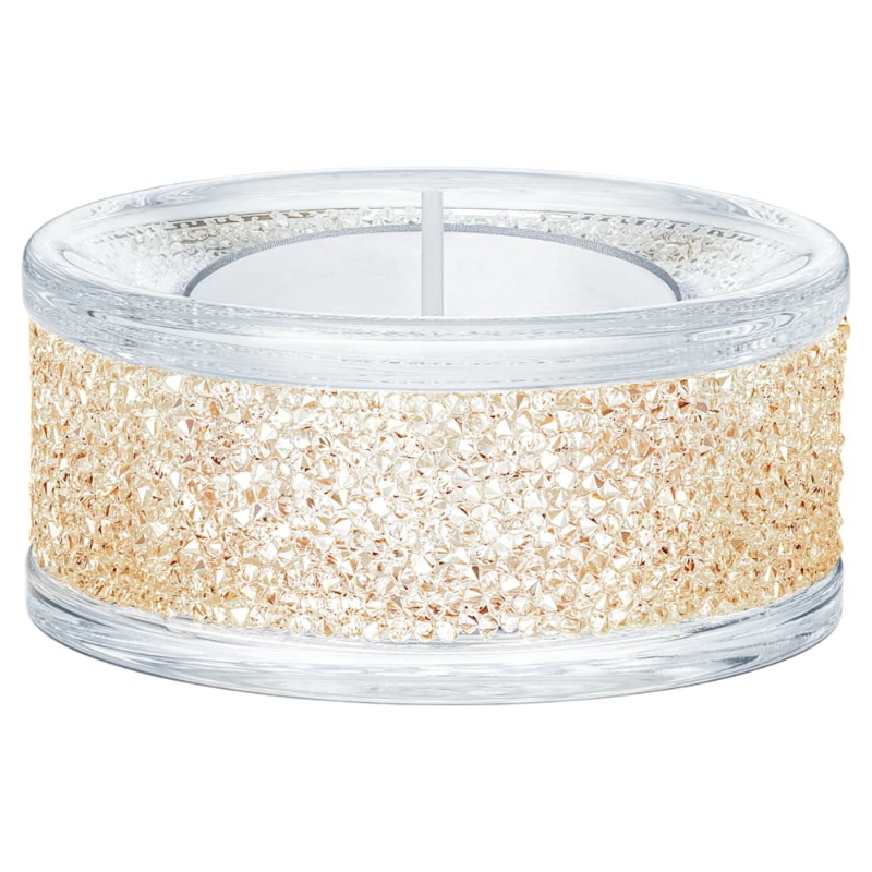 Swarovski 5428724 porta tealight shimmer, viola di swarovski originale