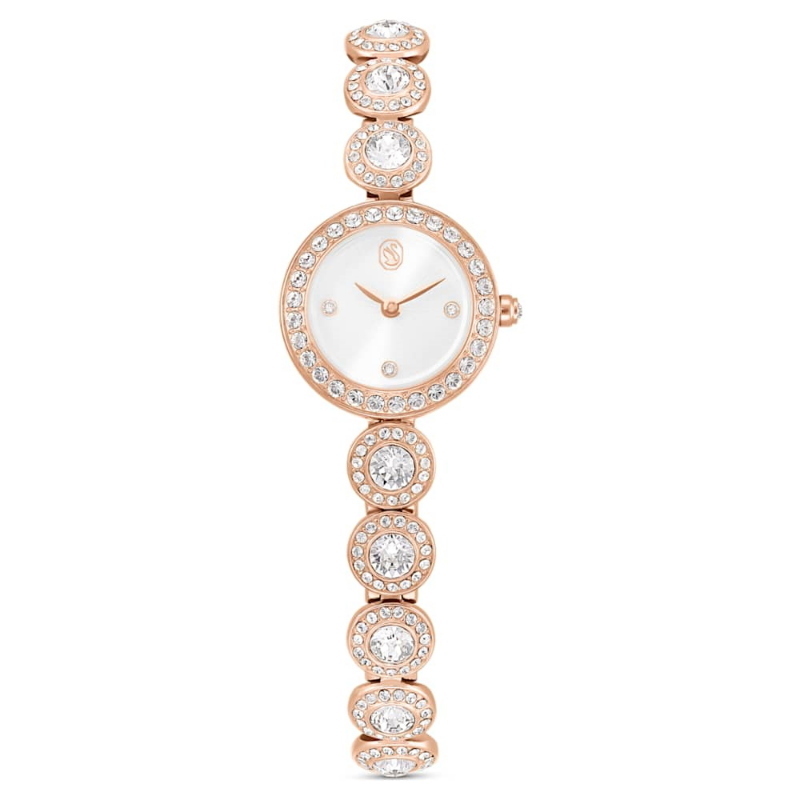 Swarovski 5753309 orologio una angelic, bracciale in cristallo, tono oro rosa, finitura in tono oro rosa di swarovski originale