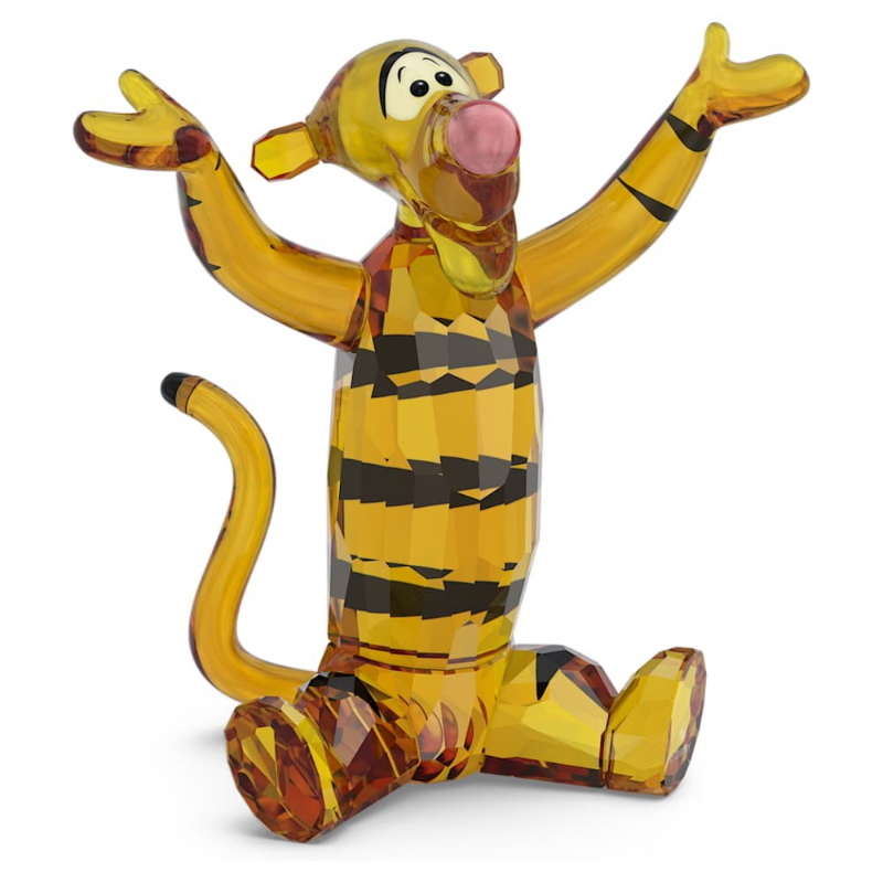 Swarovski 5732816 winnie the pooh tigger, creazione in cristallo, arancione di swarovski originale