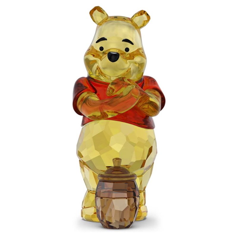 Swarovski 5732815 winnie the pooh, creazione in cristallo, multicolore di swarovski originale