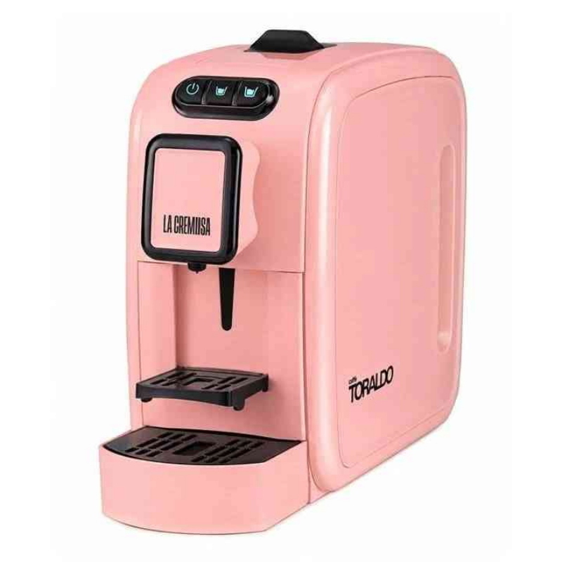 Macchina da caffe` a cialde la cremosa - rosa