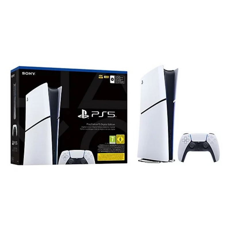 Sony playstation 5 digital edition 825 gb wi-fi nero, bianco - Immagine 11