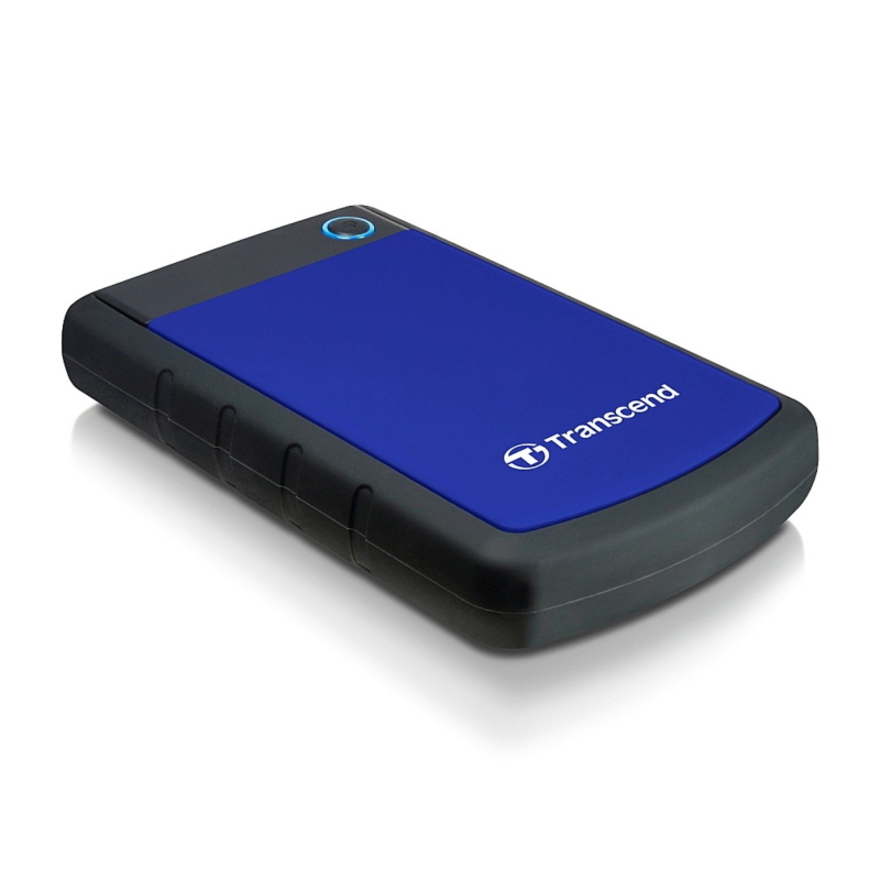 Transcend 2tb storejet 25h3 disco rigido esterno nero, blu