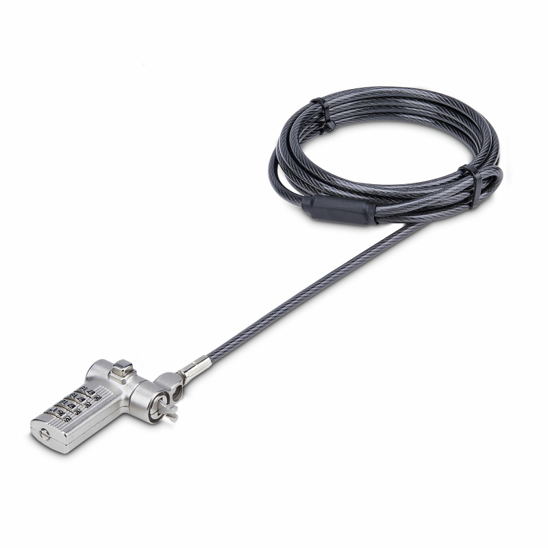 Startech.com confezione da 25 cavi di sicurezza universali per notebook da 2m, compatibili con noble wedge®/nano/k-slot, cavo a