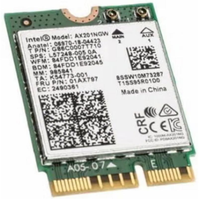 Asus scheda wi-fi 6 dual band 2.4/5ghz bluetooth v-m.2 cnvi/intel ax201