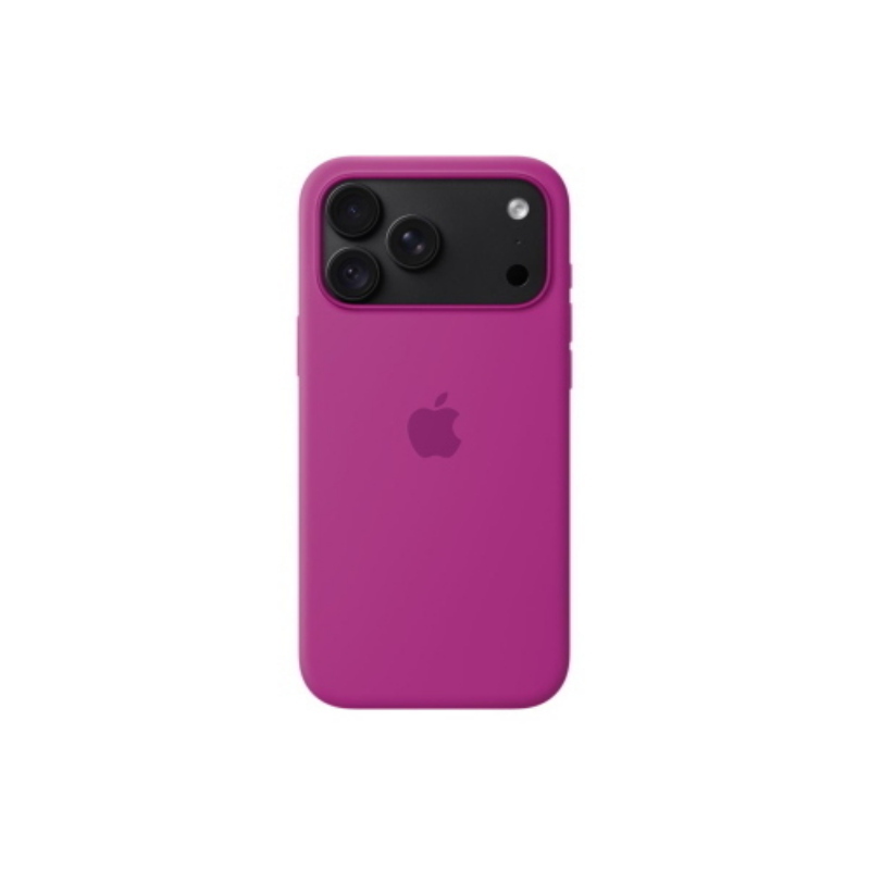 Apple iphone 18 pro max cover in silicone originale magsafe magenta