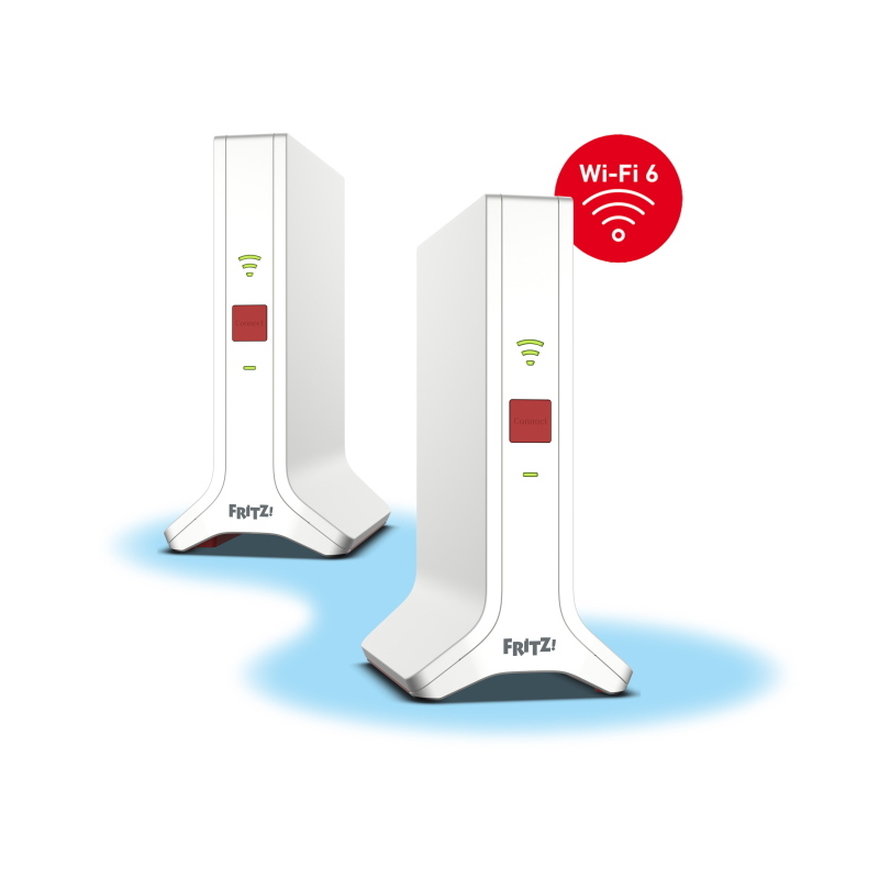 Fritz!repeater mesh set 4200 ripetitore di rete 4200 mbit/s rosso, bianco - Immagine 5