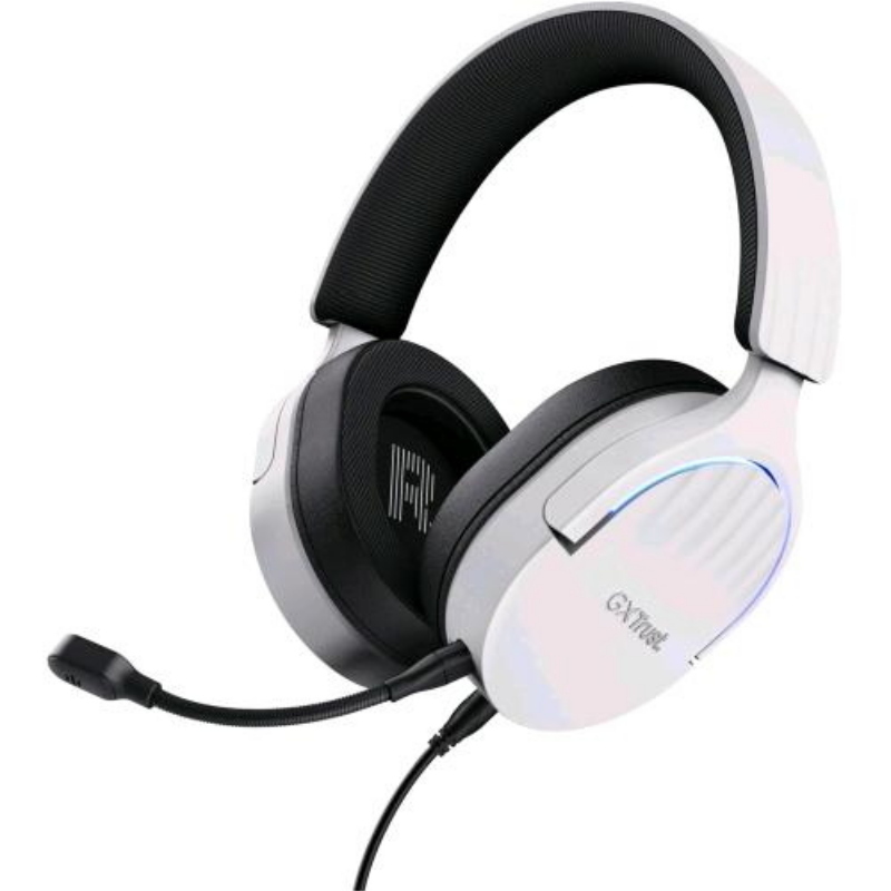 Trust Nero/Bianco Gxt 490 Fayzo Auricolare Cablato A Padiglione Motocicletta Usb Tipo A - Immagine 5