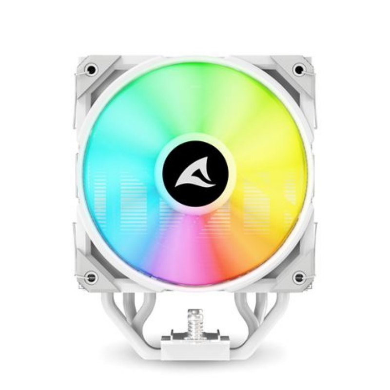 A50 RGB WHITE SHARKOON DISSIPATORE AD ARIA 1X 120MM ARGB PWM FAN, - Immagine 9