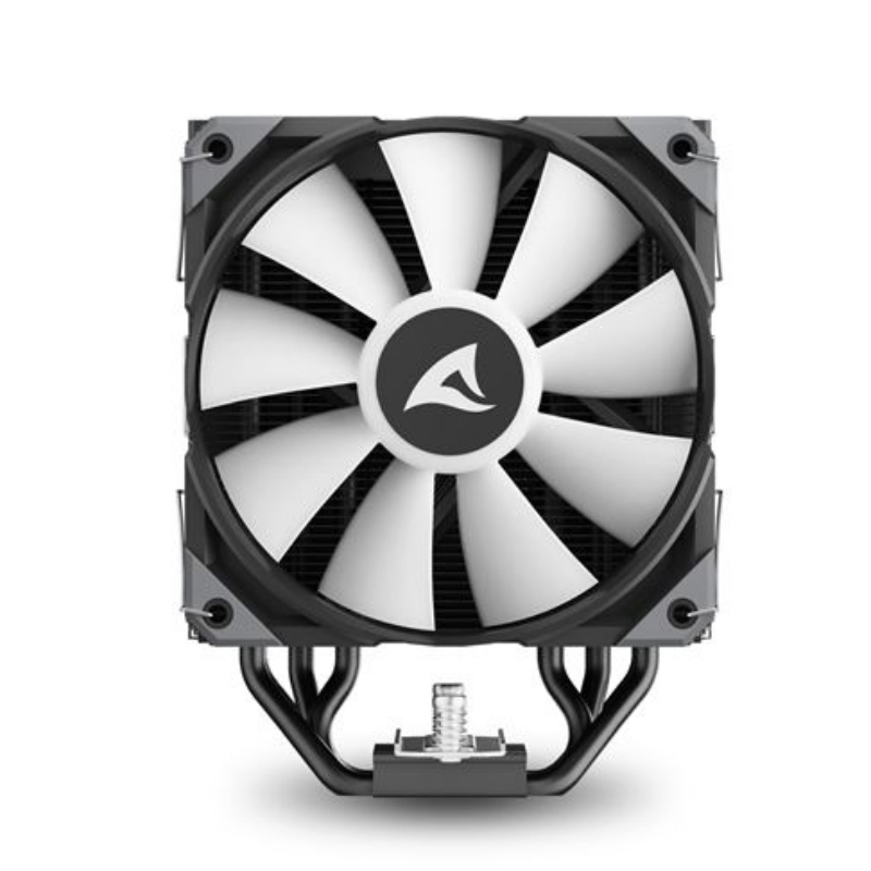 Sharkoon dissipatore ad aria 1x 120mm pwm fan, 5x copper pipes, direct touch, tdp 230w