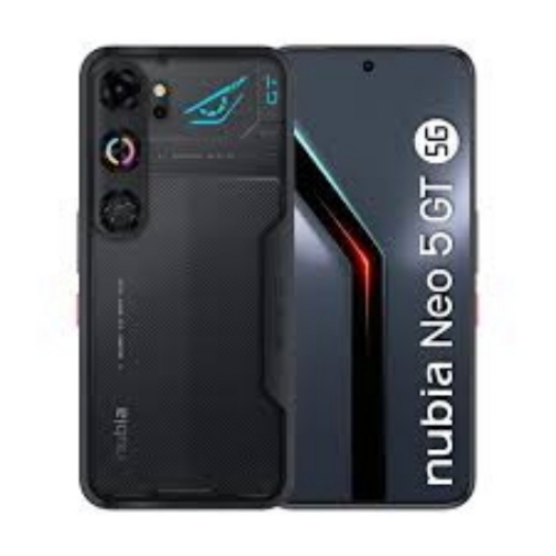 Zte nubia neo 5 gt 5g dual sim 6.8 oled 1.5k 144hz 256gb ram 8gb 5g ai game space 5.0 tim obsidian black