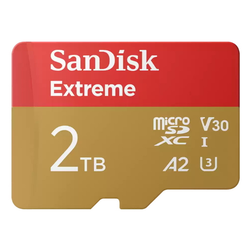 SanDisk Extreme 2 TB MicroSDXC UHS-I Classe 10 (EXTREME MICROSDXC UHS-I CARD - 2 - Immagine 4