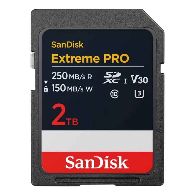 Sandisk extreme pro 2 tb sdxc uhs-i classe 10