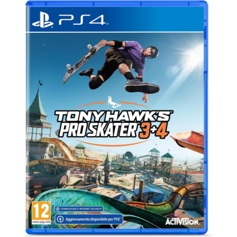Activision ps4 tony hawk`s pro skater 3+4