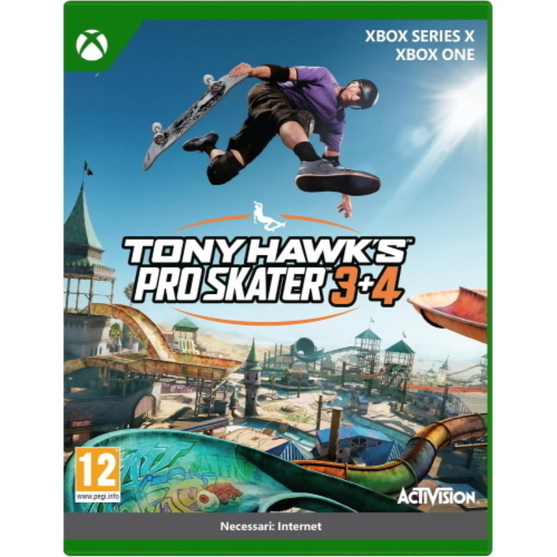Activision xbox series x / xbox one tony hawk`s pro skater 3+4