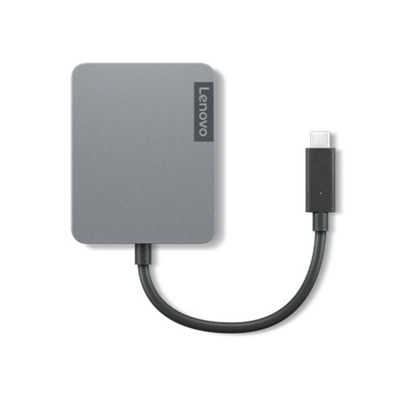 Lenovo 4x91a30366 replicatore di porte e docking station per laptop cablato usb 2.0 type-c grigio