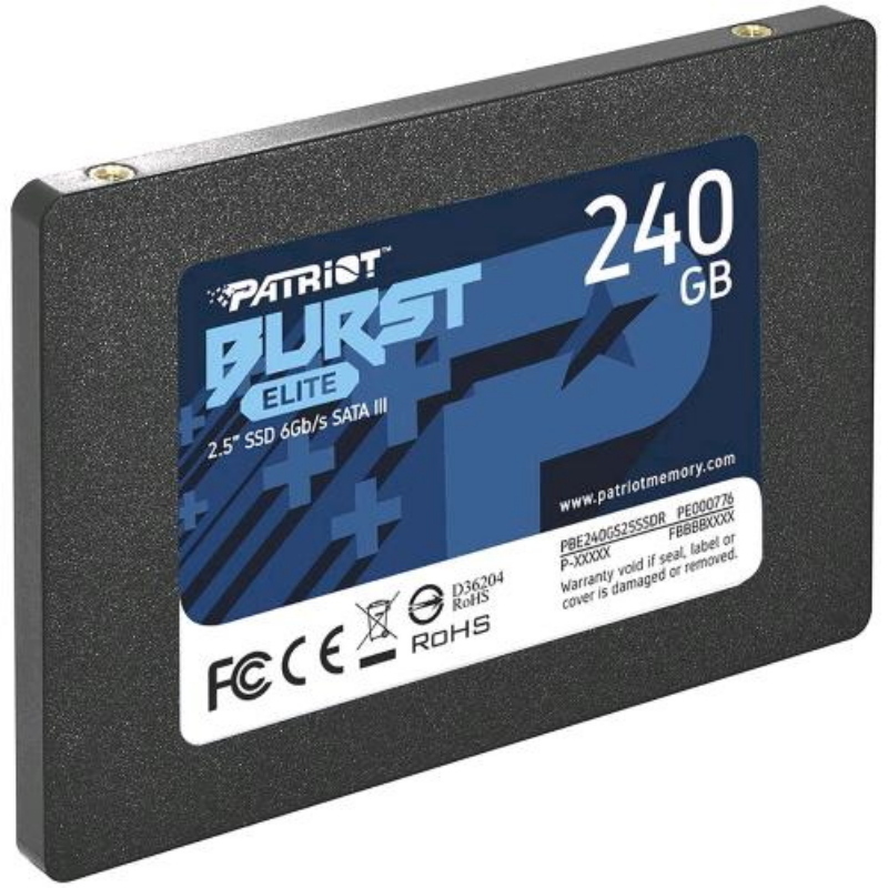 Ssd patriot 240gb burst elite 2.5 sata3 read:450mb/write:320 mb/s - pbe240gs25ssdr