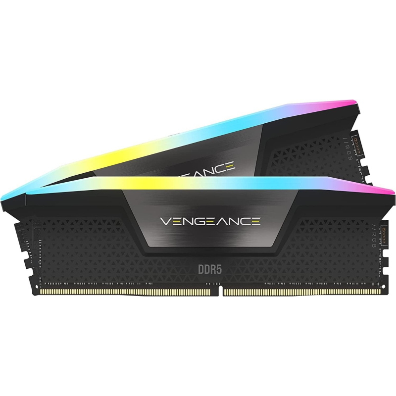 Corsair vengeance 32gb (2k) ddr5 5200mhz rgb b memoria 2 x 16 gb