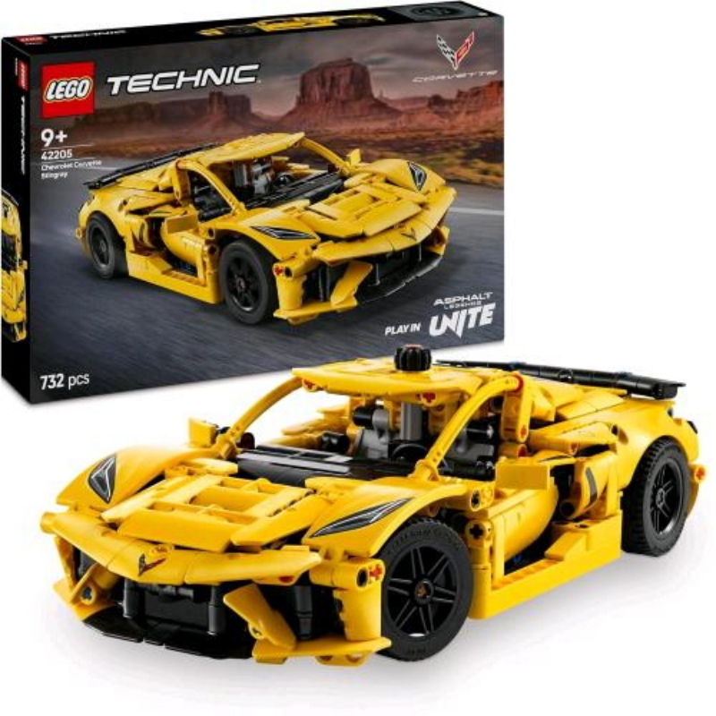 Lego technic chevrolet corvette stingray modello da costruire