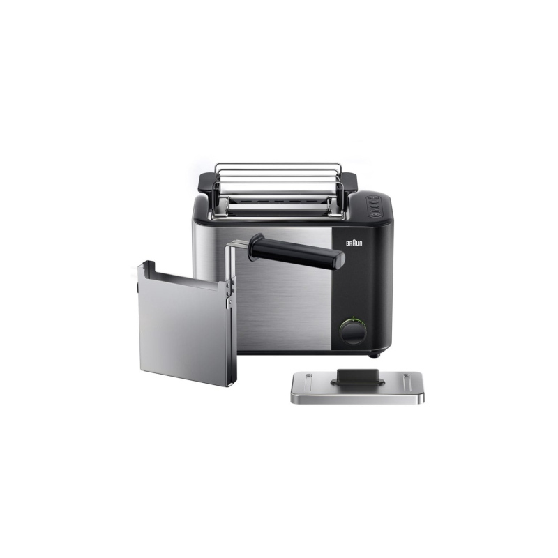 Braun Nero/Argento Ht5015 Bk, Tostapane, - Immagine 3