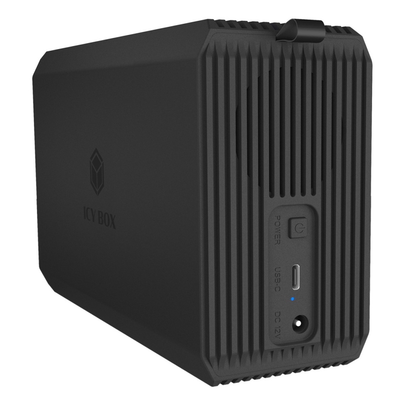 Icy box ib-rd3720-cu3 box esterno hdd/ssd nero 2.5/3.5\