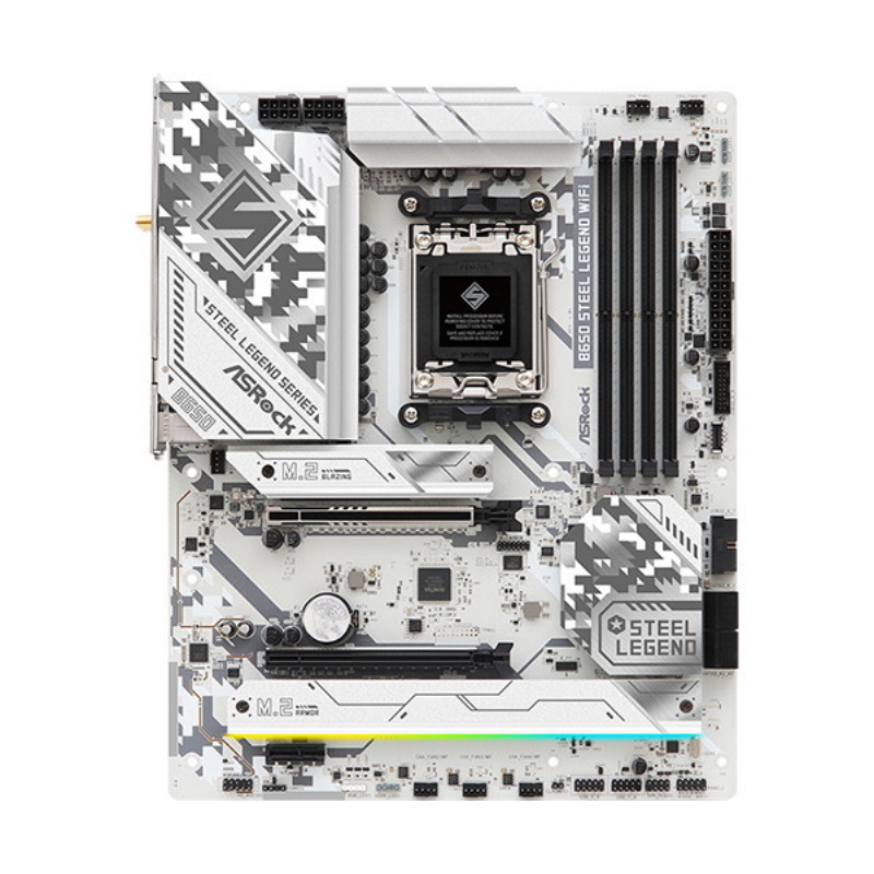 Am5 b650 steel legend wifi amd atx - Immagine 9