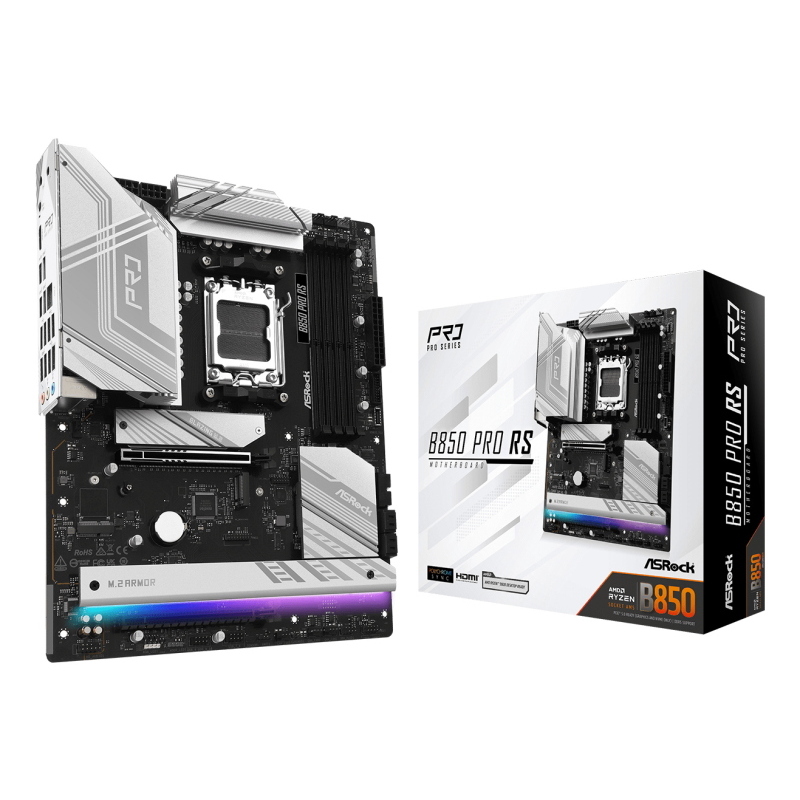 Asrock Scheda Madre B850 Am5 Atx B850 Pro Race Sport Ddr5 Pcie 4.0 2.5G Lan - Immagine 5