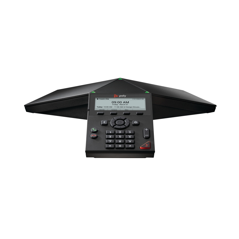 Hp poly telefono ip per conferenze poly trio 8300 abilitato per poe