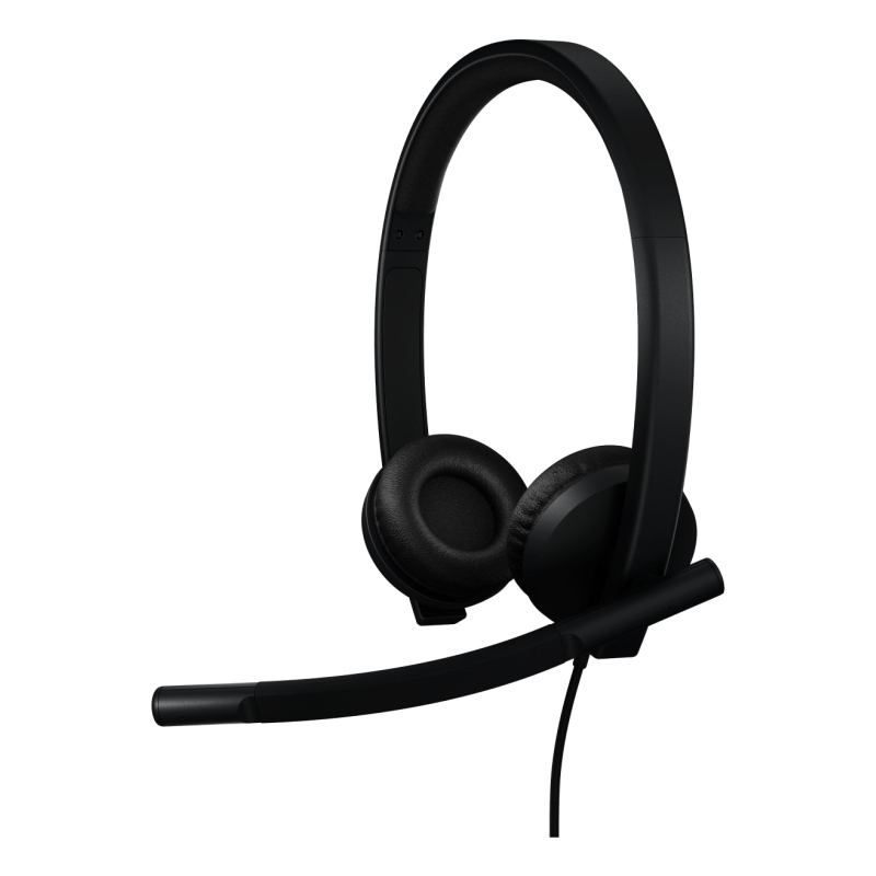 Logitech Nero H570e Auricolare Usb-C Cablato Con Cancellazione Rumore E Certificazione Teams - Immagine 5