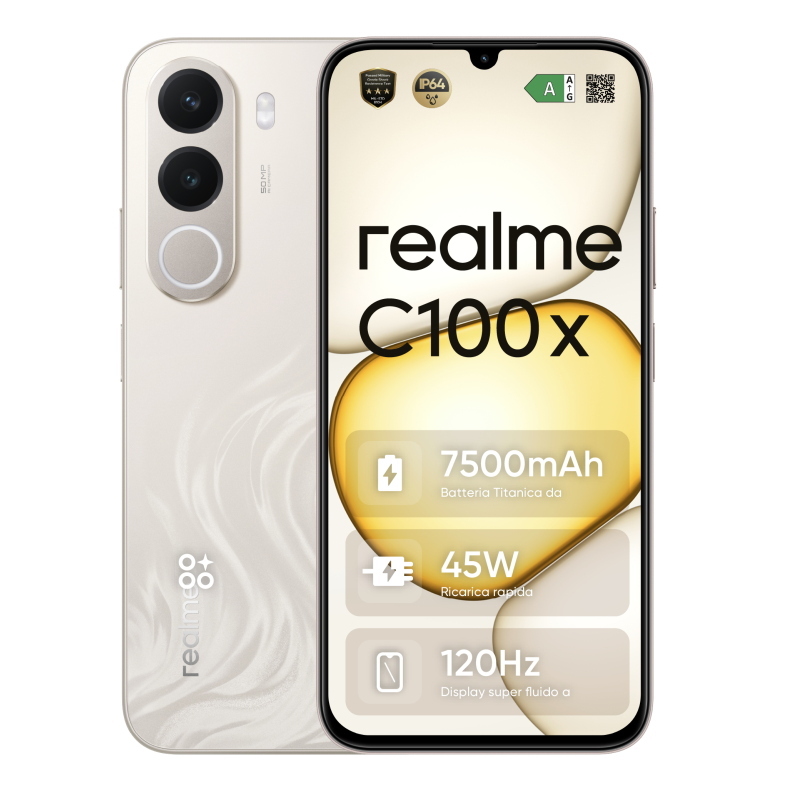 Realme c100x 4/256gb golden